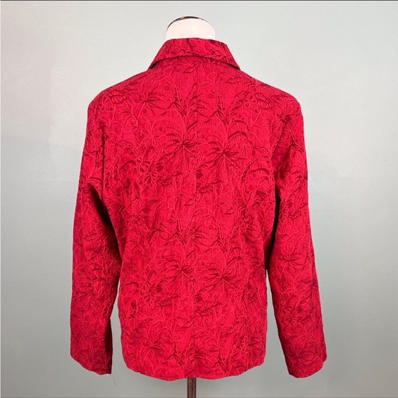 Red Detailed Jacket - Picture 4 of 6